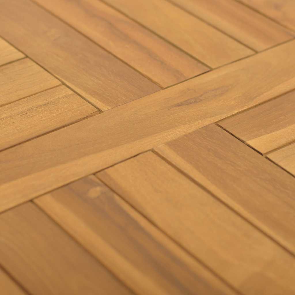 Square Table Top 50x50x2.5 cm Solid Wood Teak