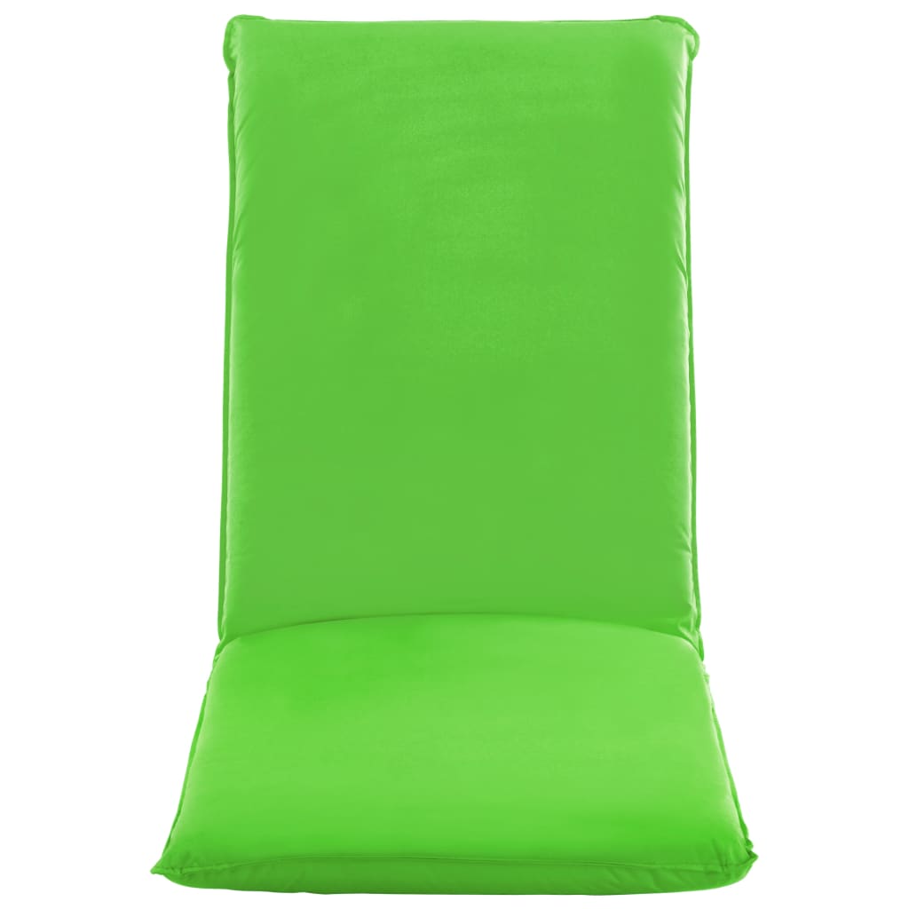 Foldable Sunlounger Oxford Fabric Green
