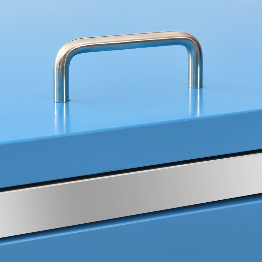 Quadruple Wheelie Bin Shed 276.5x77.5x112.5 cm Stainless Steel