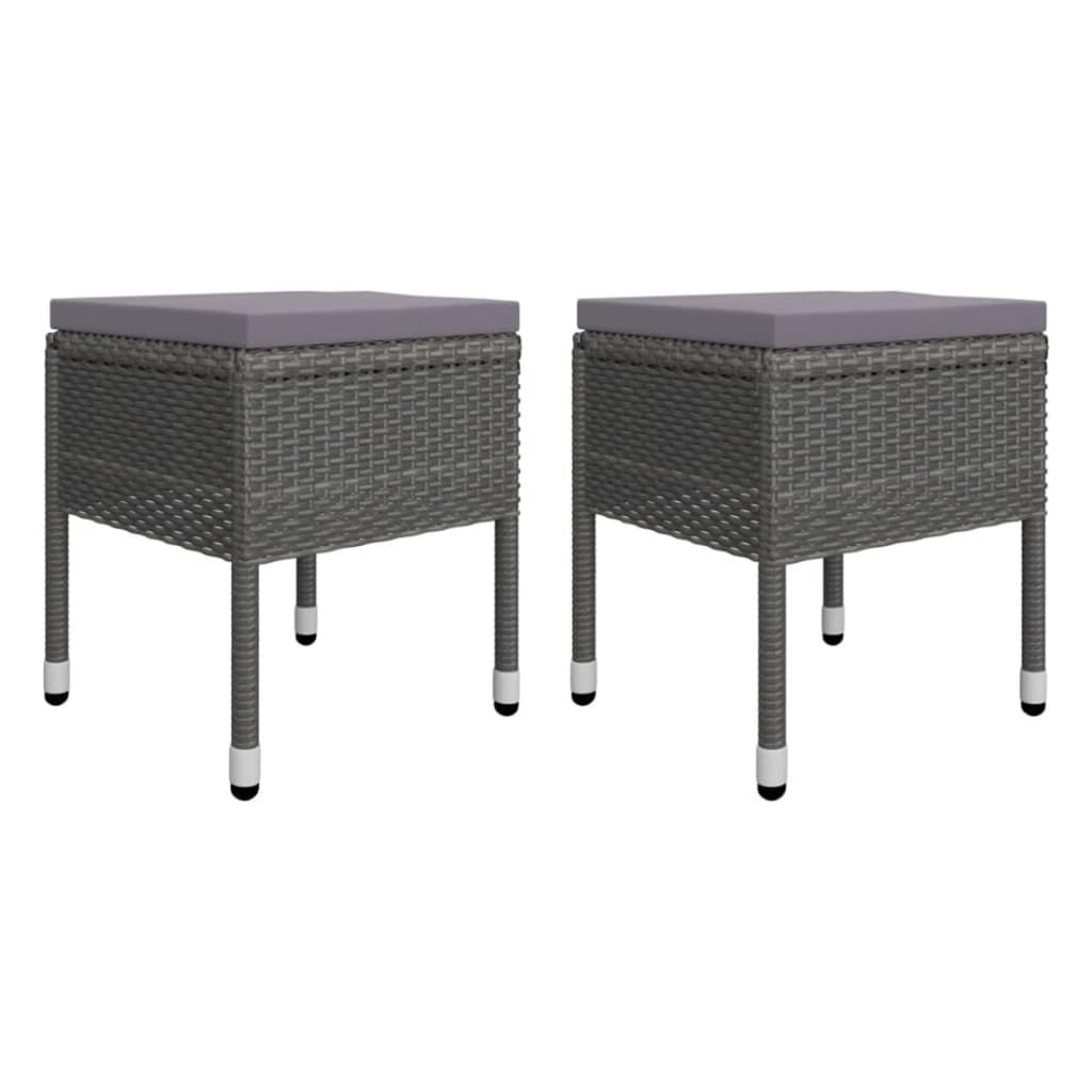 5 Piece Garden Dining Set Grey