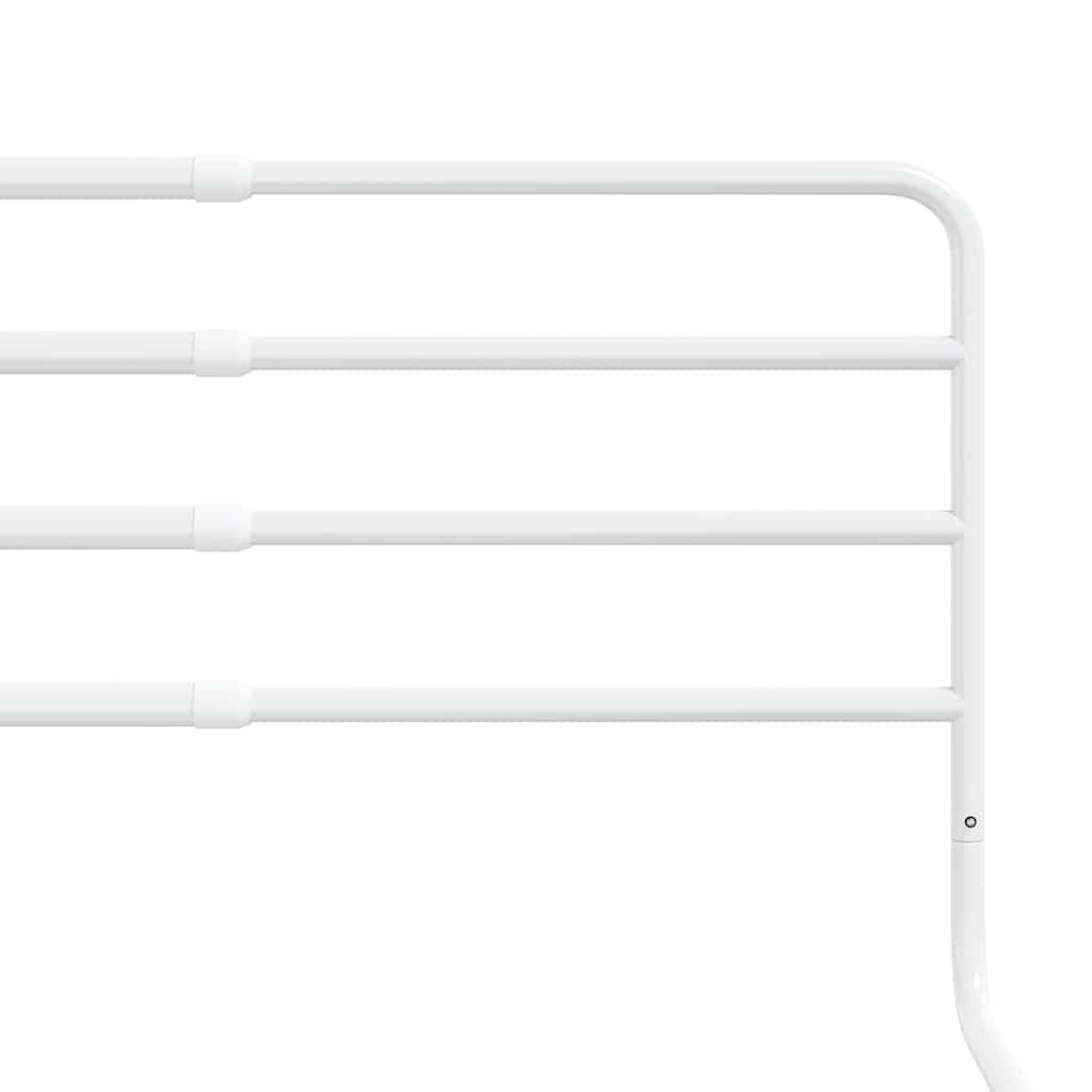 Toddler Safety Bed Rail White (76-137)x55 cm Iron
