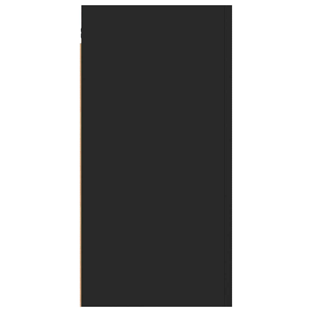 TV Cabinets 2 pcs Black 30.5x30x60 cm Engineered Wood