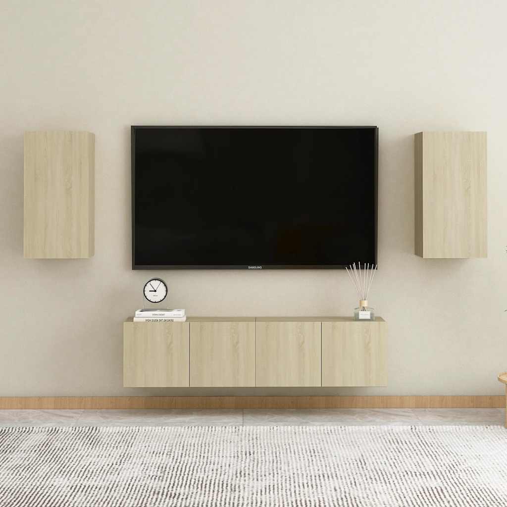 TV Cabinet Sonoma Oak 30.5x30x60 cm Engineered Wood