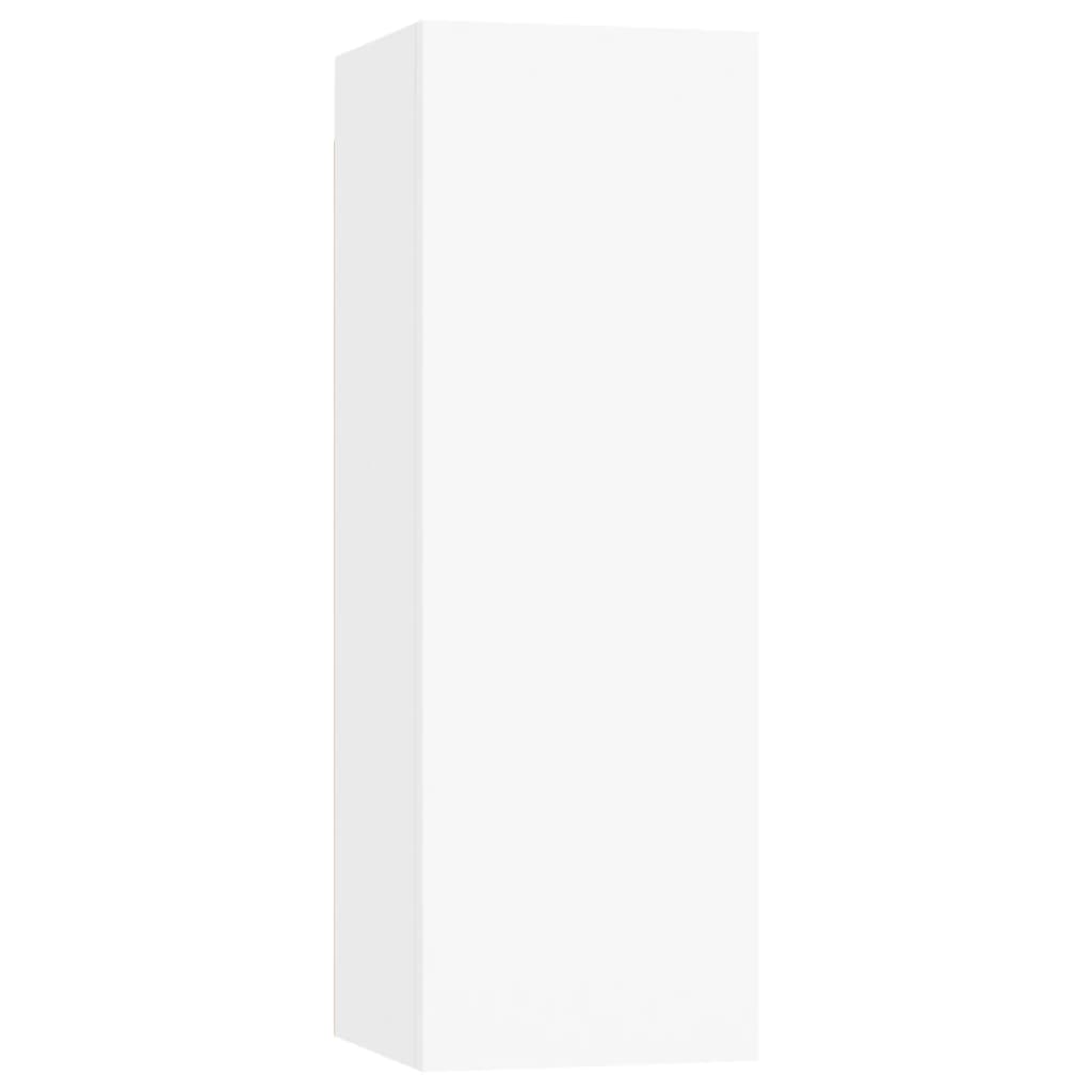 TV Cabinet White 30.5x30x90 cm Engineered Wood