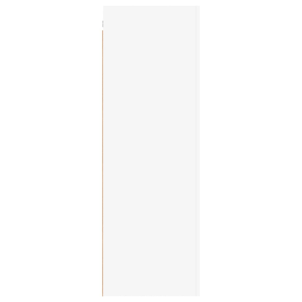 TV Cabinets 2 pcs White 30.5x30x90 cm Engineered Wood