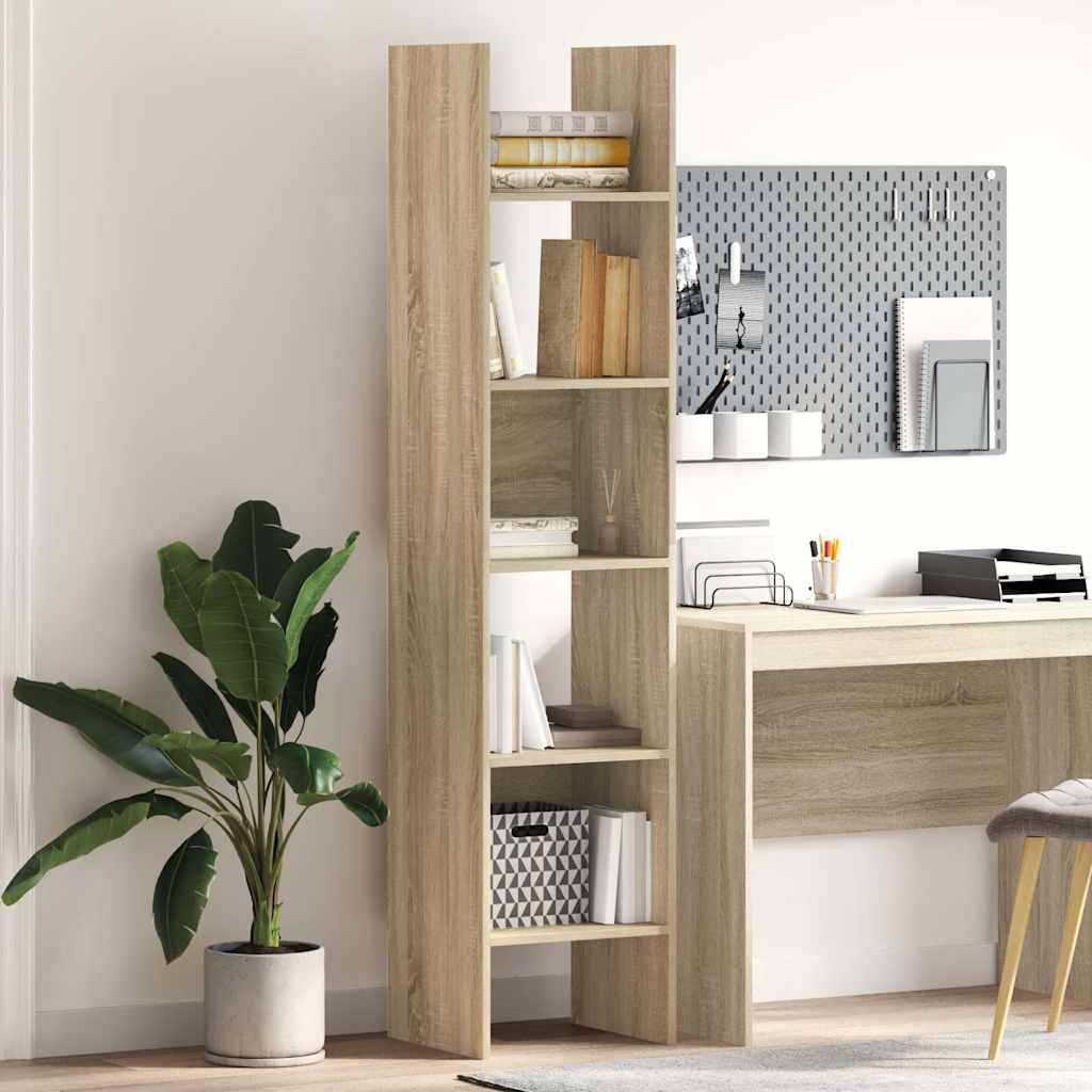 Book Cabinet Sonoma Oak 40x35x180 cm Engineered Wood