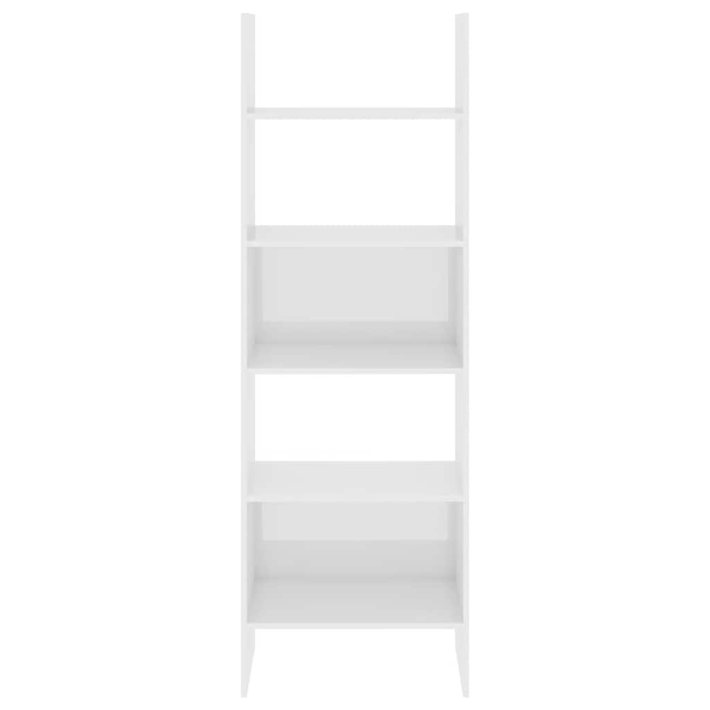 Book Cabinet High Gloss White 60x35x180 cm Engineered Wood