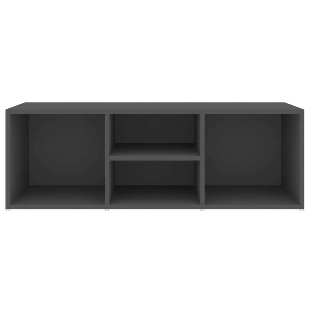Shoe Storage Bench Grey 102x35x35 cm Engineered Wood
