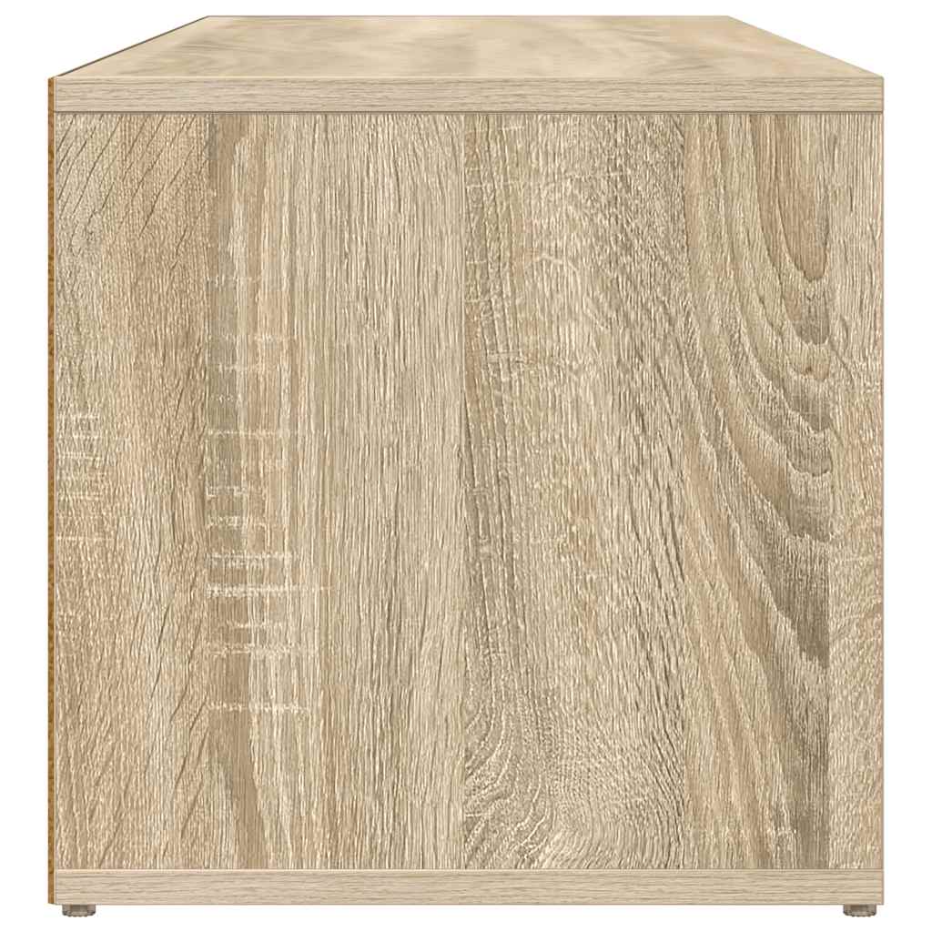 Shoe Storage Bench Sonoma Oak 105x35x35 cm Engineered Wood