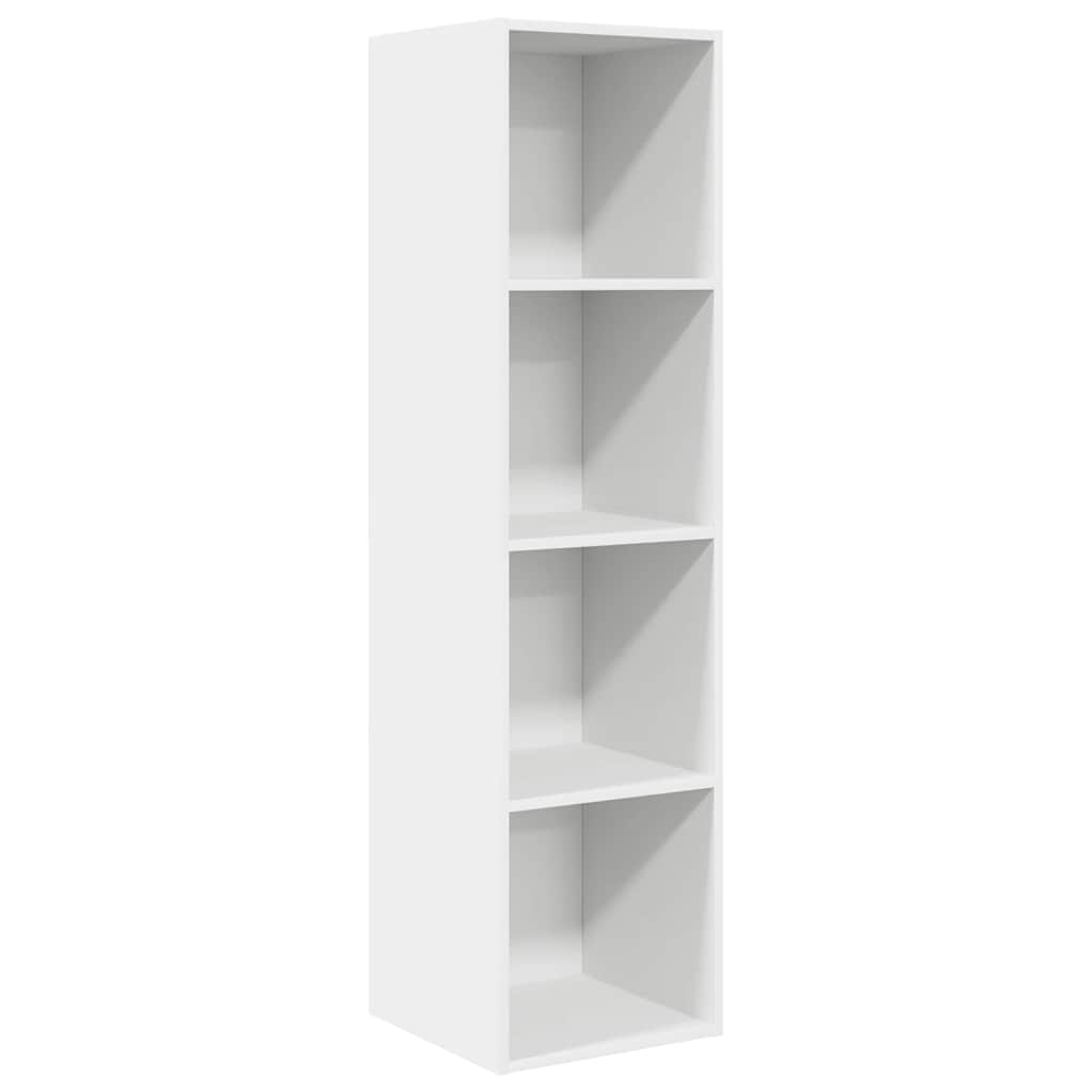 Wall-mounted TV Cabinet White 37x37x142.5 cm Engineered Wood
