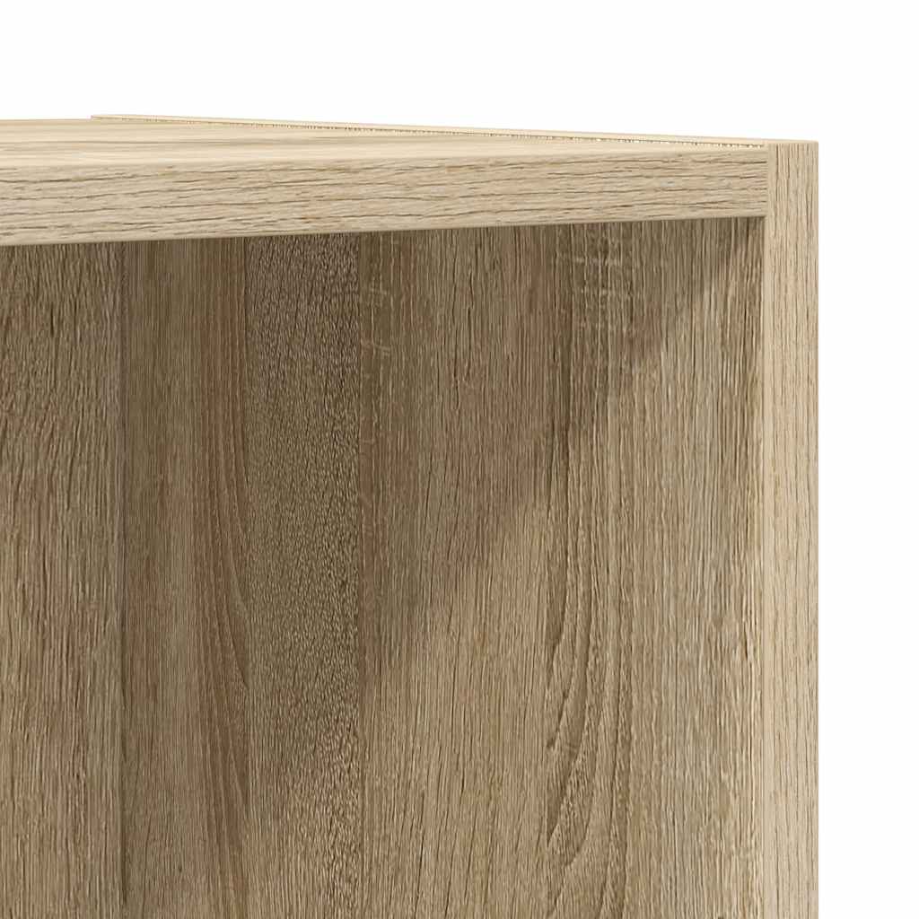 Wall-mounted TV Cabinet Sonoma Oak 37x37x142.5 cm Engineered Wood
