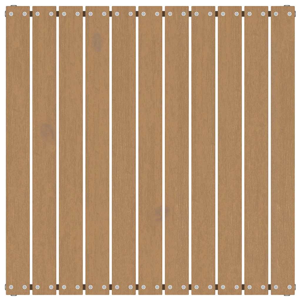 2 Piece Garden Lounge Set with Cushions Honey Brown Pinewood