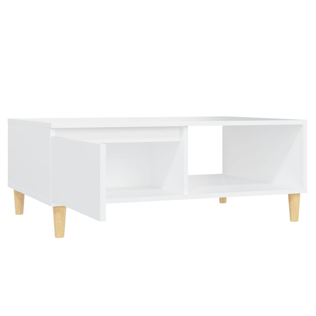 Coffee Table White 90x60x35 cm Engineered Wood