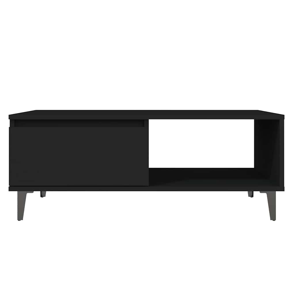 Coffee Table Black 90x60x35 cm Engineered Wood
