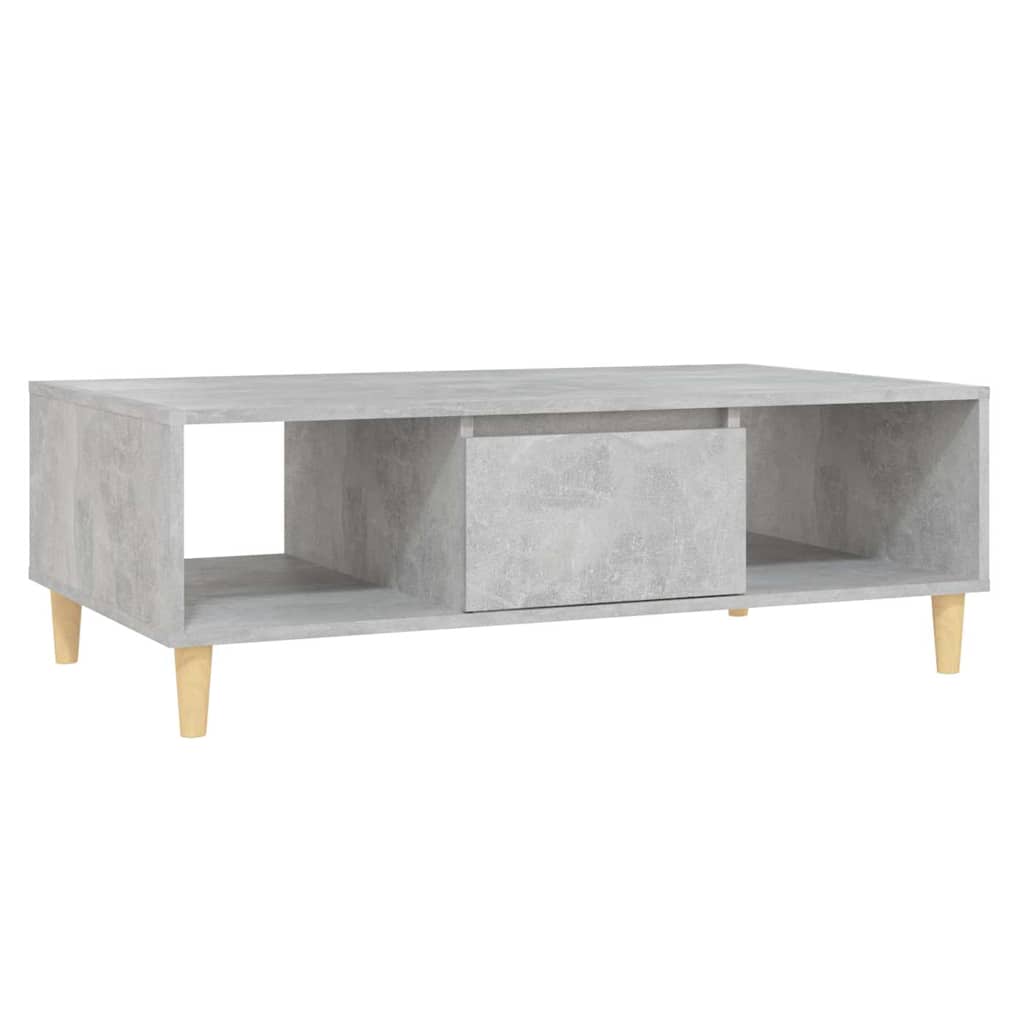 Coffee Table Concretre Grey 103.5x60x35 cm Engineered Wood