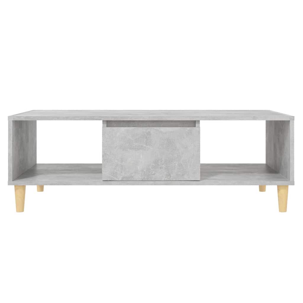Coffee Table Concretre Grey 103.5x60x35 cm Engineered Wood