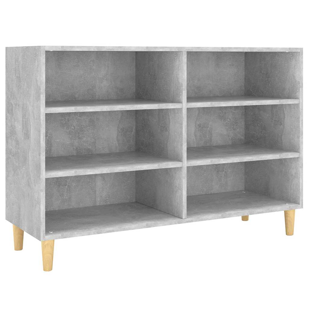 Sideboard Concrete Grey 103.5x35x70 cm Engineered Wood