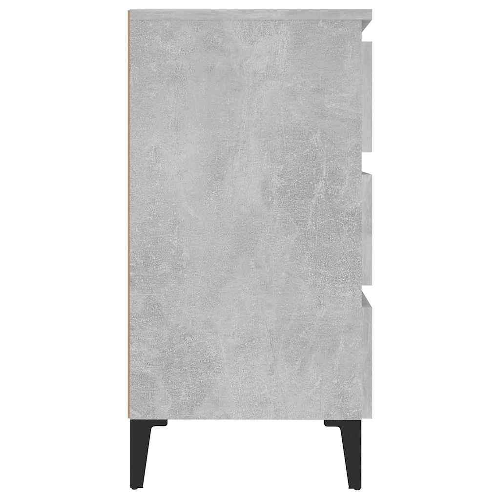 Sideboard Concrete Grey 60x35x69 cm Engineered Wood