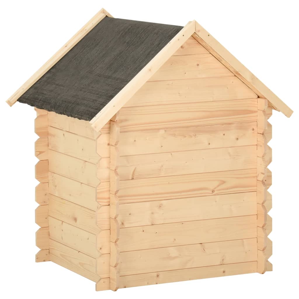 Dog House 80x80x100.6 cm Solid Wood Pine