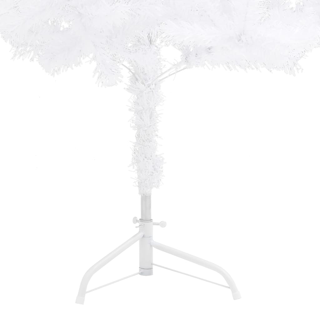 Corner Artificial Christmas Tree White 120 cm PVC