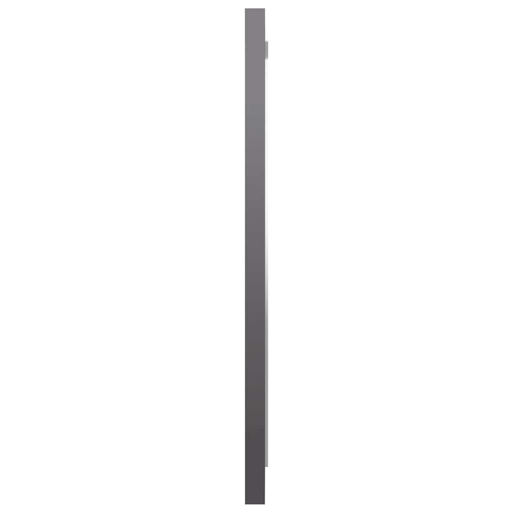 Bathroom Furniture Set High Gloss Grey Engineered Wood