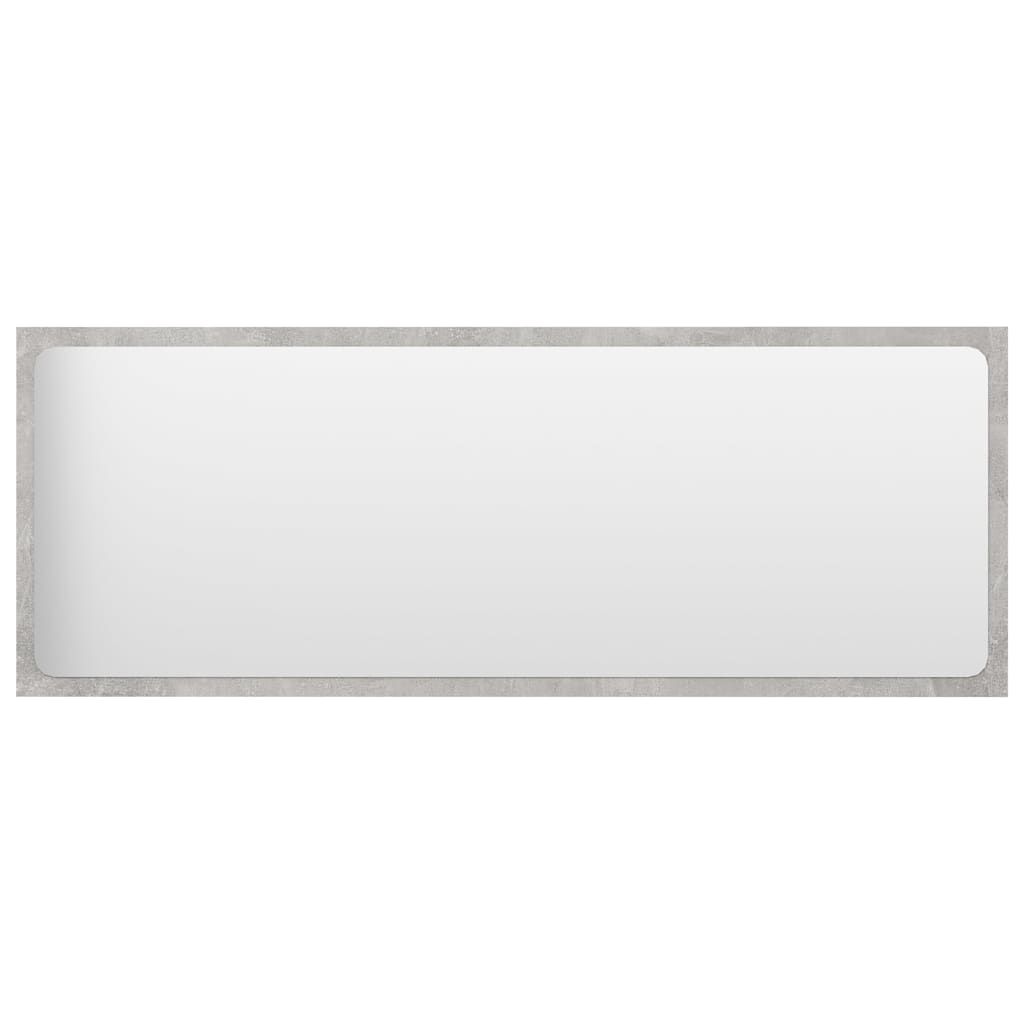 Bathroom Furniture Set Concrete Grey Engineered Wood