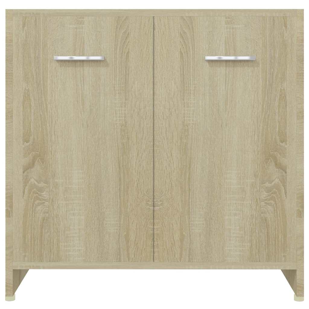 4 Piece Bathroom Furniture Set Sonoma Oak
