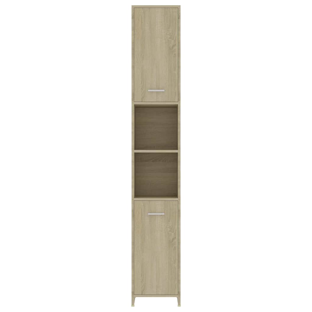 4 Piece Bathroom Furniture Set Sonoma Oak