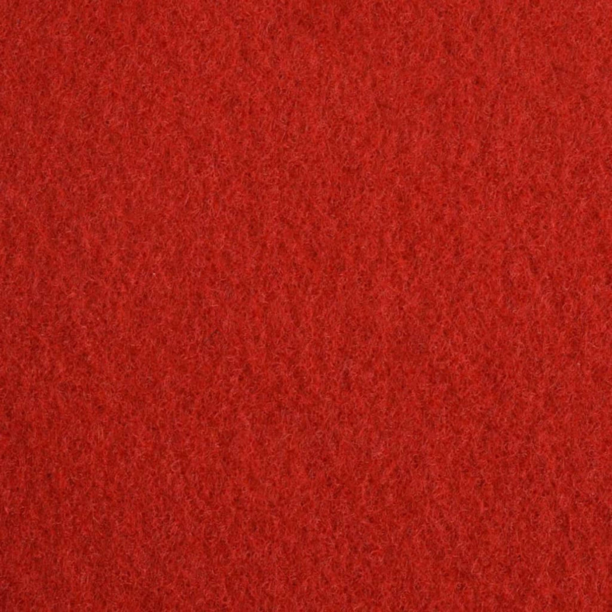 Carpet Plain Red 1,2 x 12 m Polyester