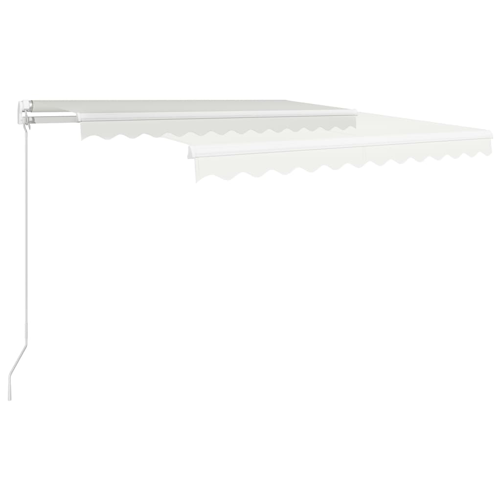 Manual Retractable Awning 300x250 cm Cream