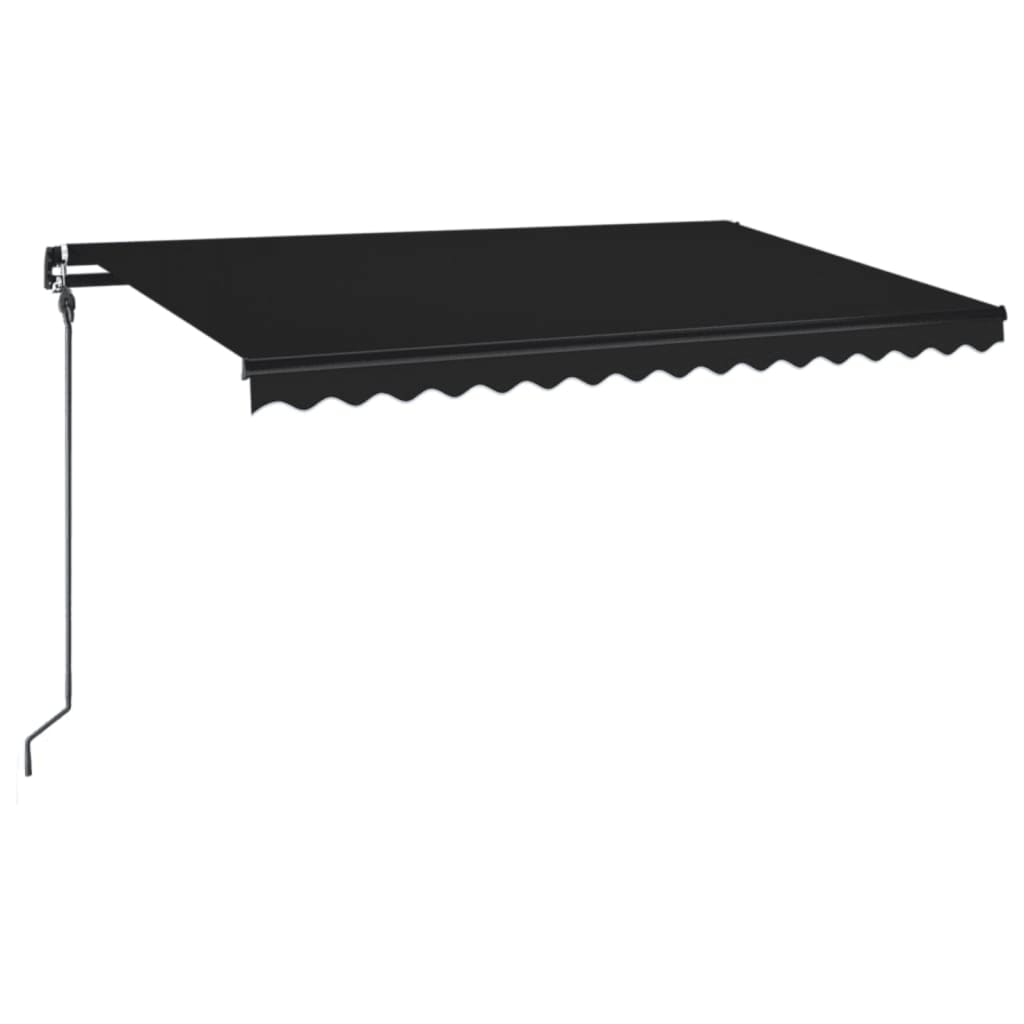 Manual Retractable Awning 400x300 cm Anthracite