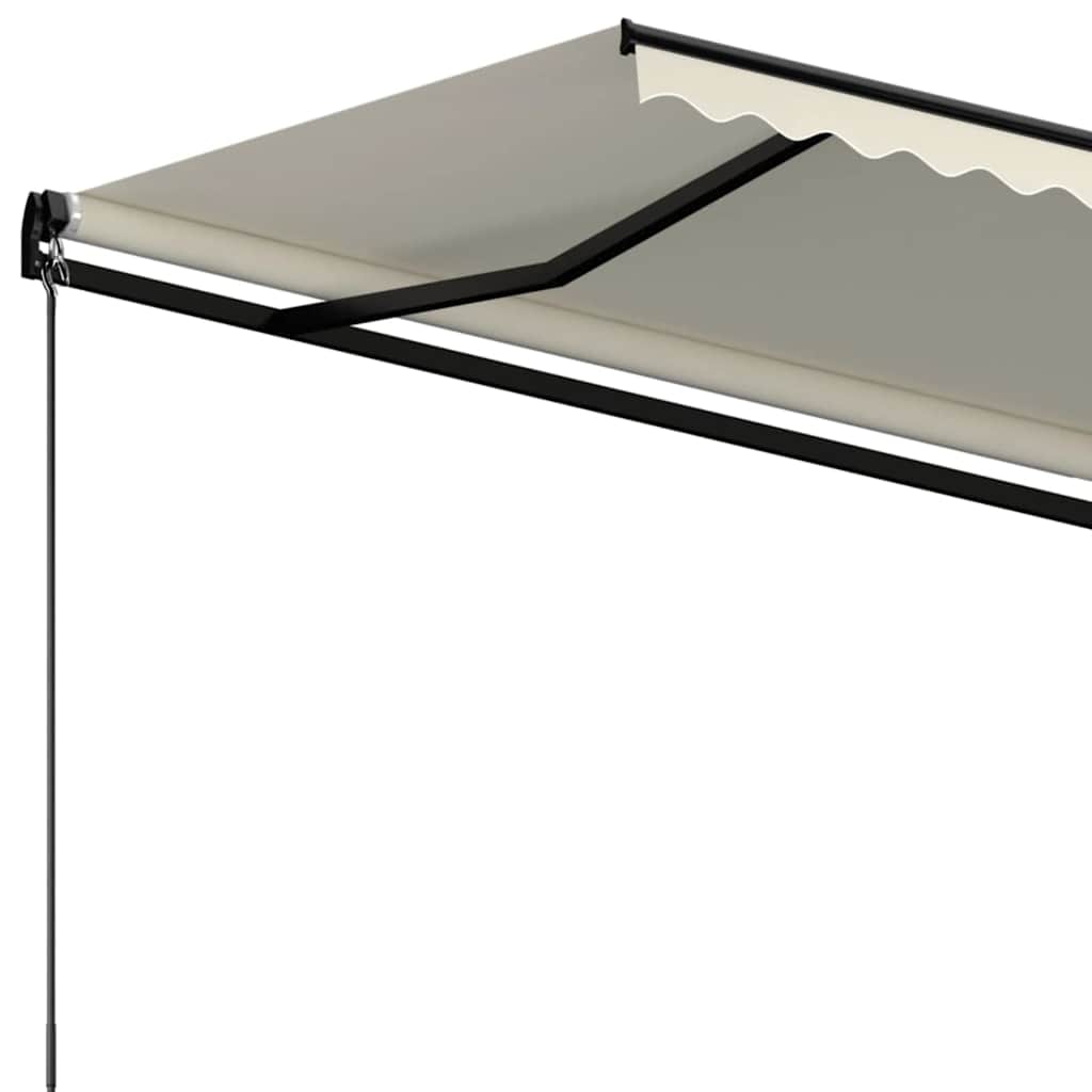 Manual Retractable Awning 450x300 cm Cream