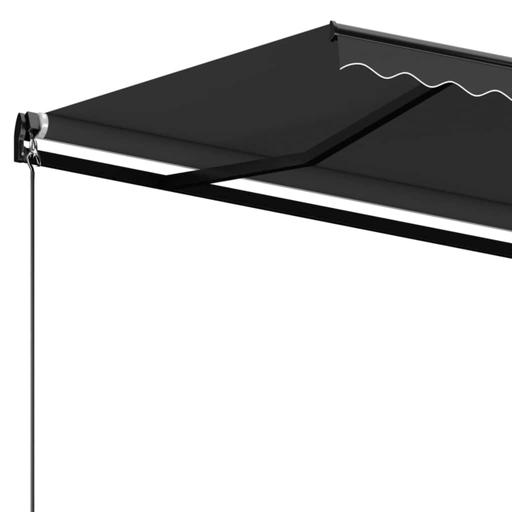 Manual Retractable Awning 450x300 cm Anthracite