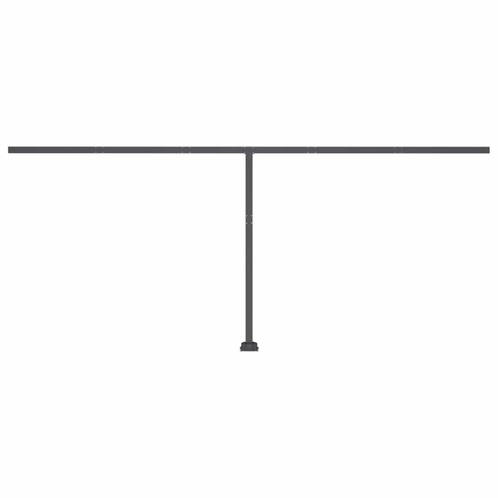 Freestanding Manual Retractable Awning 500x300 cm Anthracite