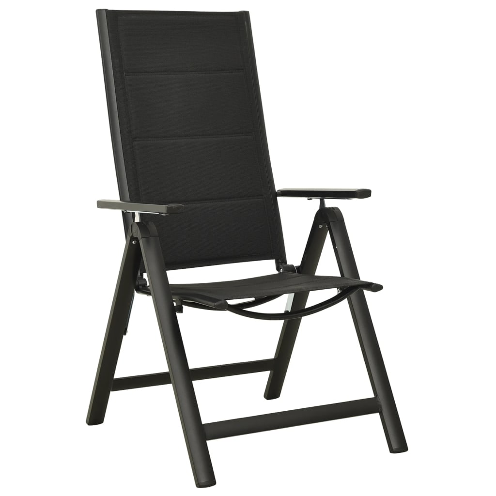5 Piece Garden Dining Set Aluminium Anthracite