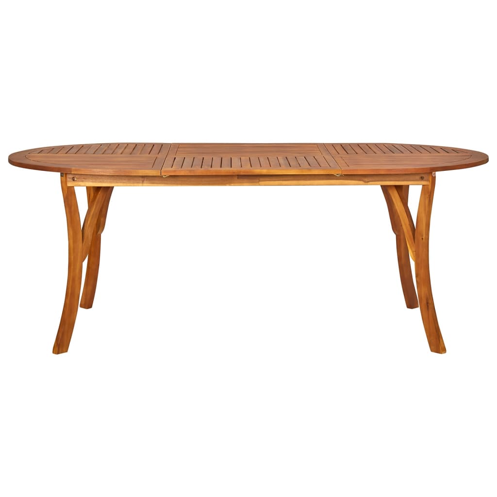 7 Piece Garden Dining Set Grey