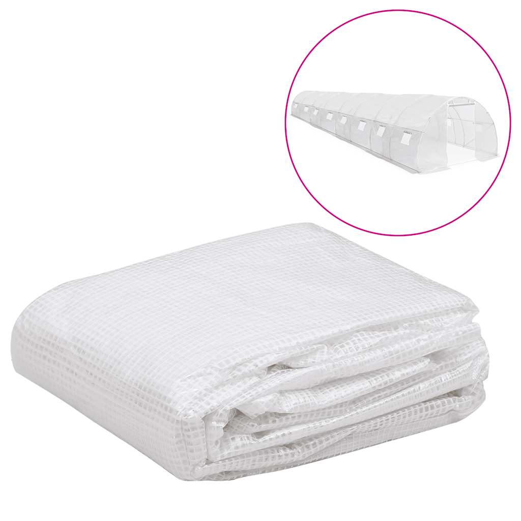 Greenhouse Replacement Cover (36 m²) 3x12x2 m Transparent