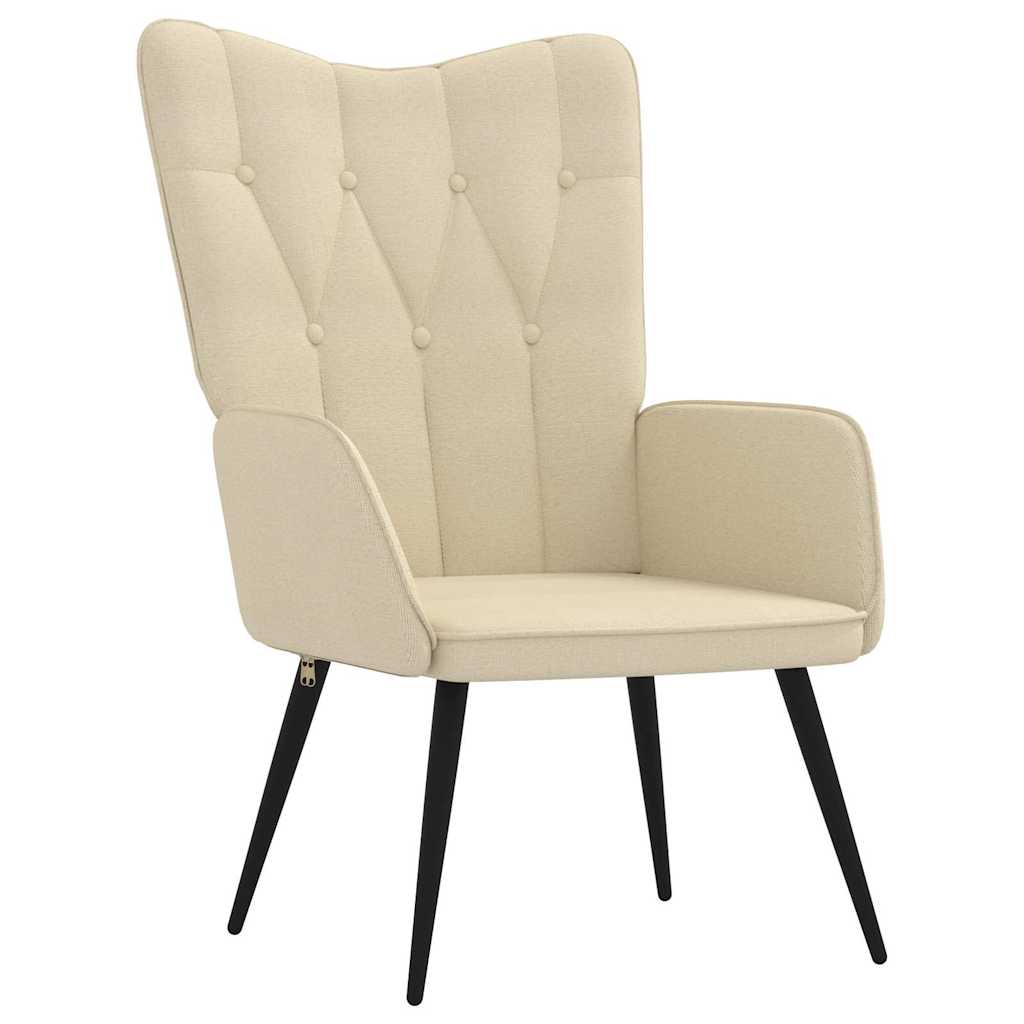 Relaxing Chair Cream Fabric