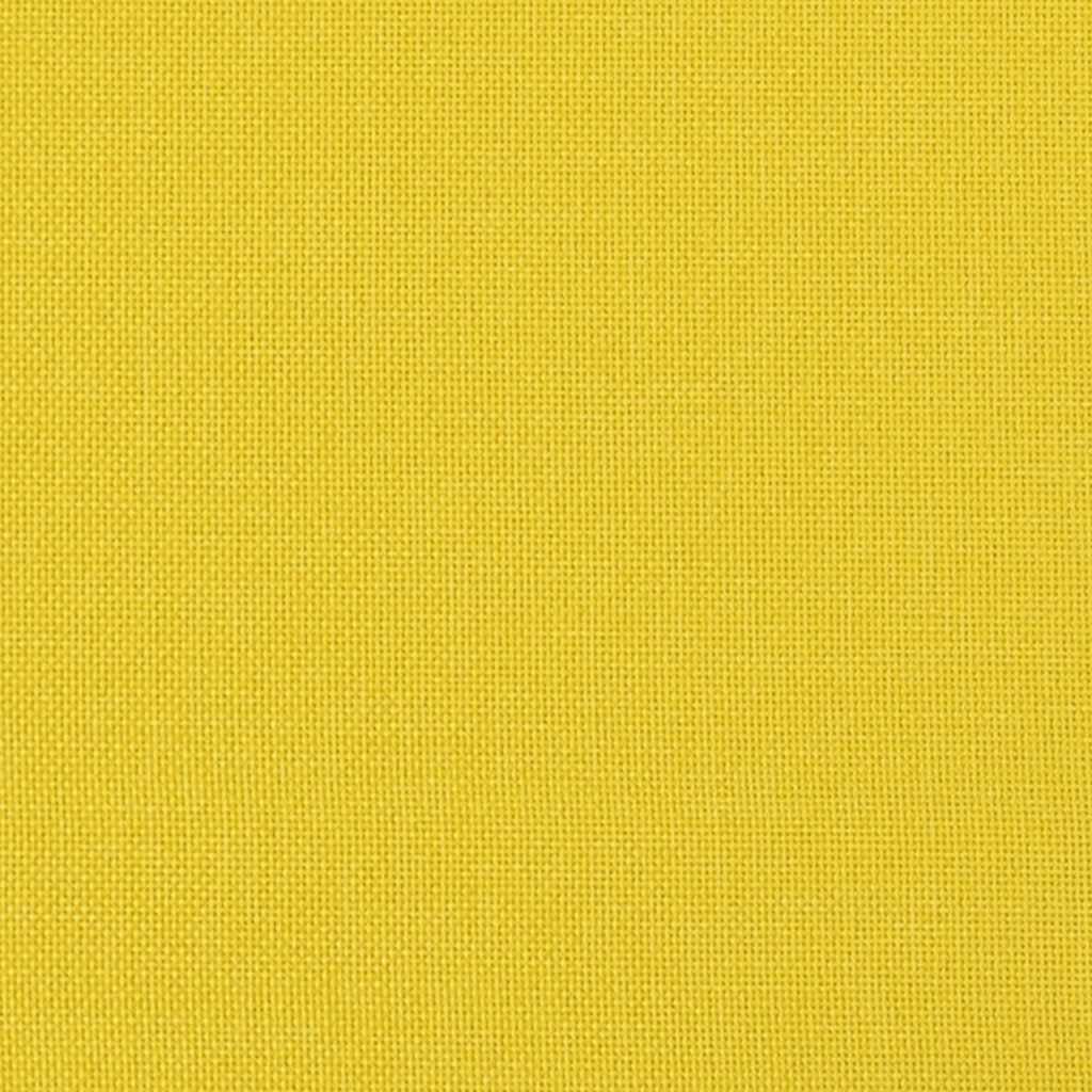 Relaxing Chair with a Stool Mustard Yellow Fabric