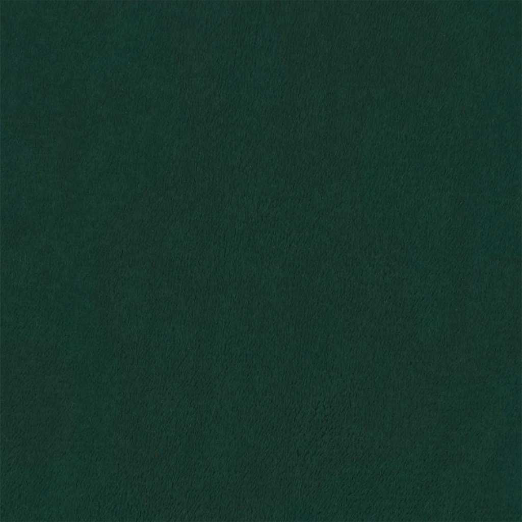 Relaxing Chair with a Stool Dark Green Velvet