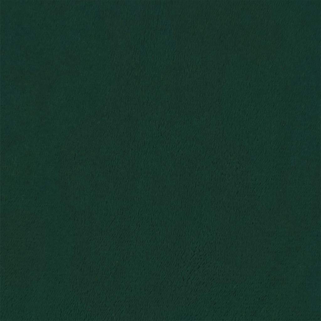 Relaxing Chair with a Stool Dark Green Velvet