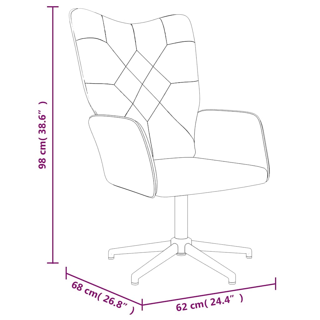 Relaxing Chair Patchwork Fabric