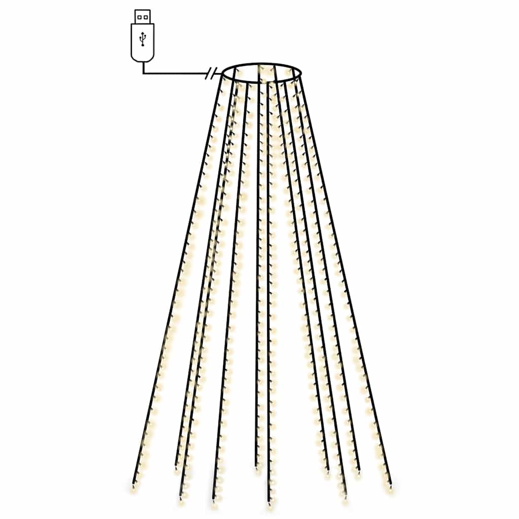 Tree Lights with 500 LEDs Cold White 500 cm Indoor Outdoor