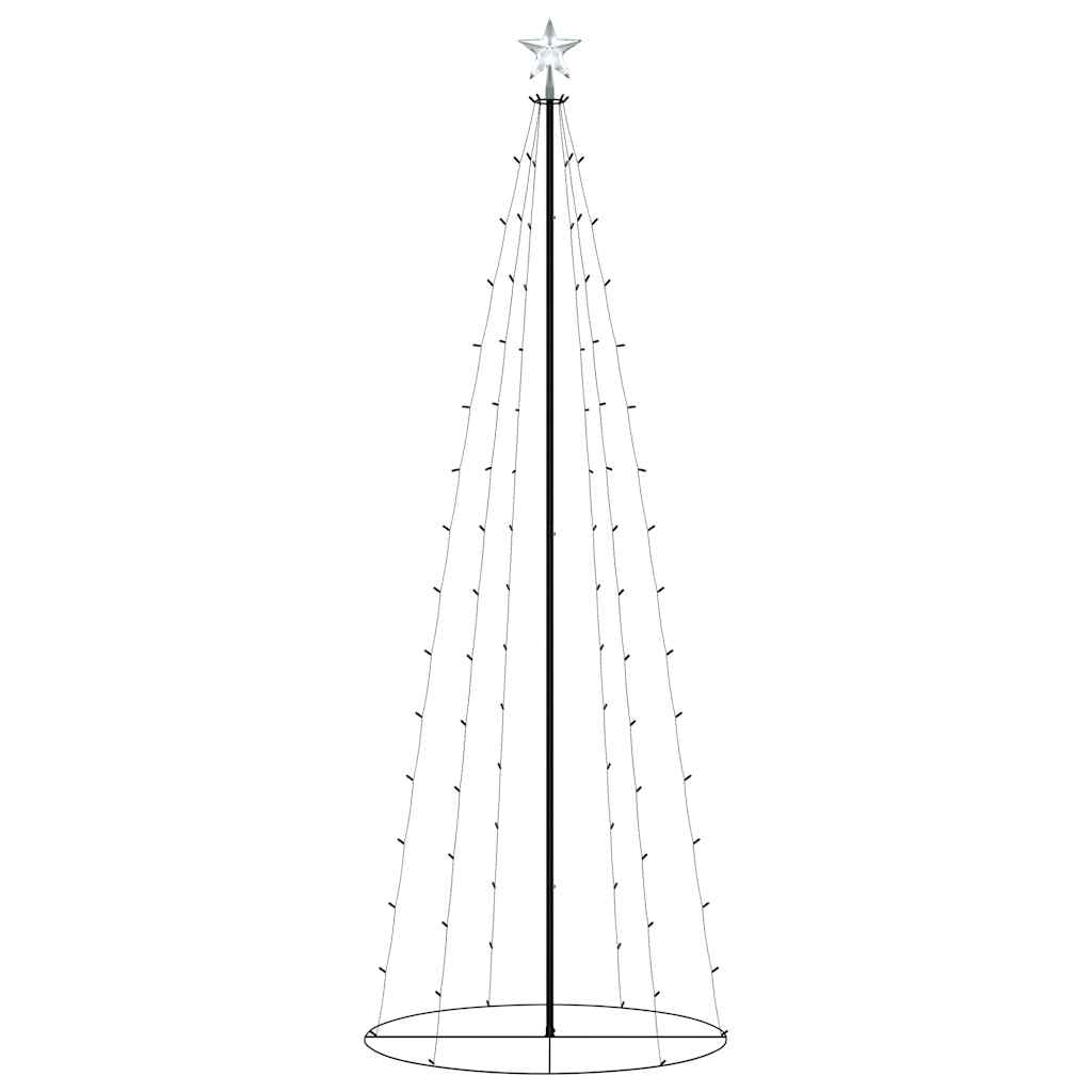 Christmas Cone Tree 100 Warm White LEDs Decoration 70x180 cm