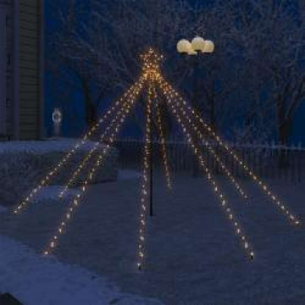 LED Christmas Waterfall Tree Lights Indoor Outdoor 400 LEDs 2,5 m