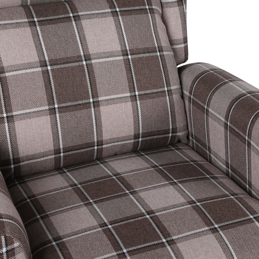 Stand up Massage Chair Beige Fabric