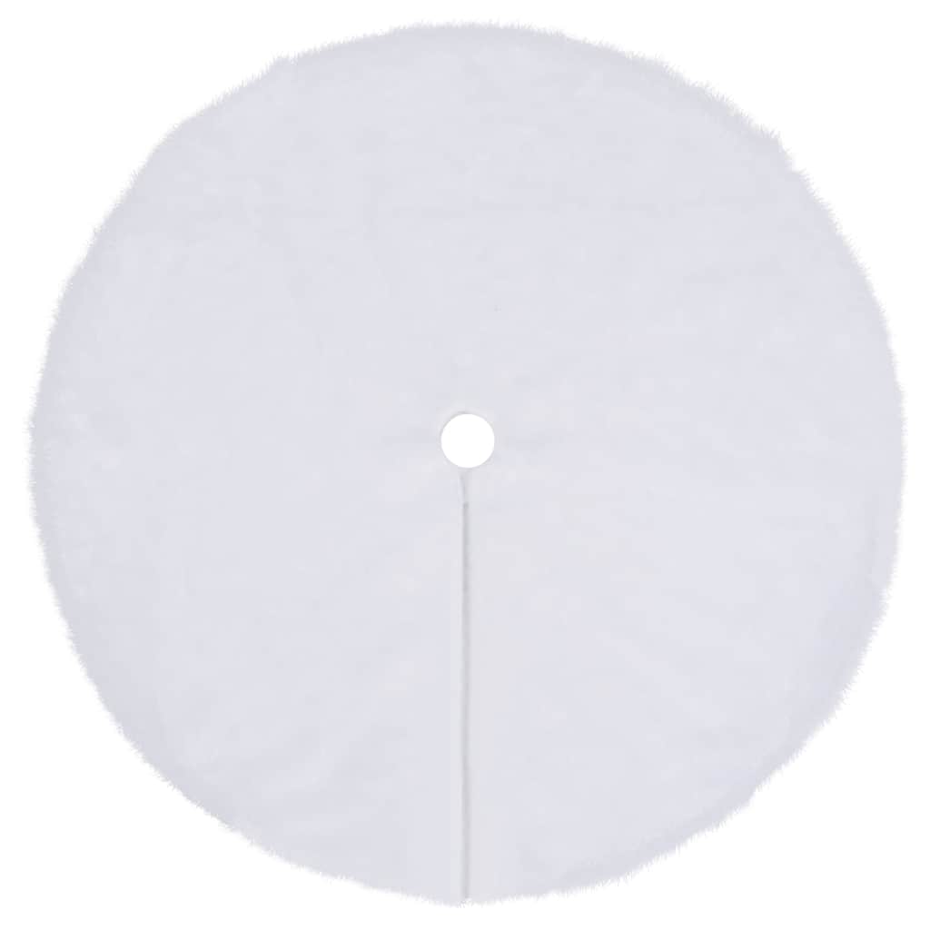Christmas Tree Skirt White 150 cm Faux Fur