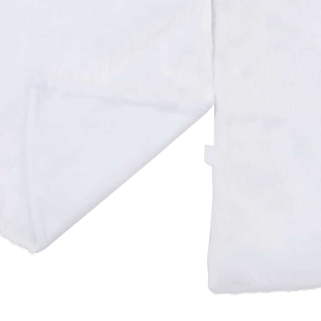 Christmas Tree Skirt White 150 cm Faux Fur