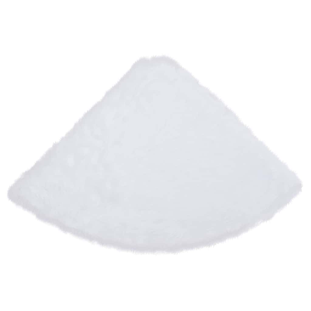 Christmas Tree Skirt White 150 cm Faux Fur