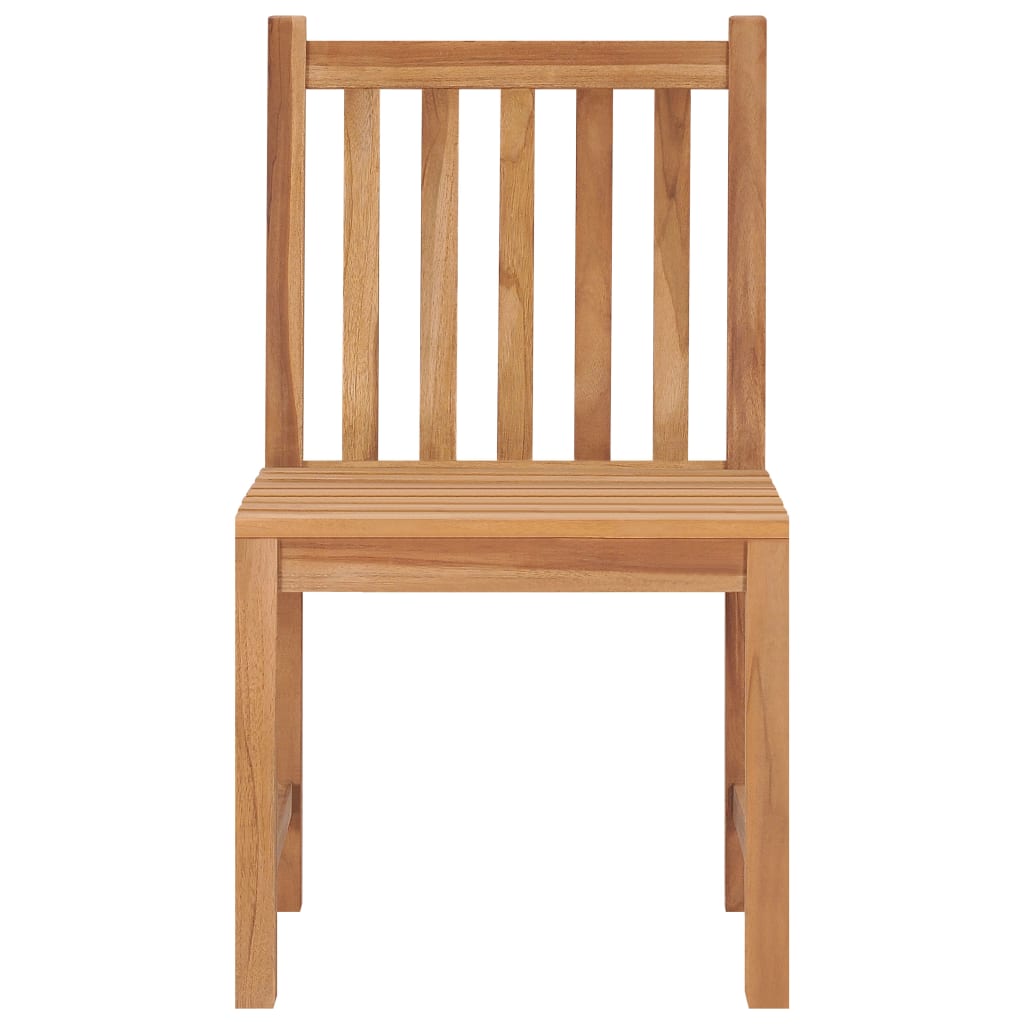 Garden Chairs 8 pcs with Cushions Solid Teak Wood